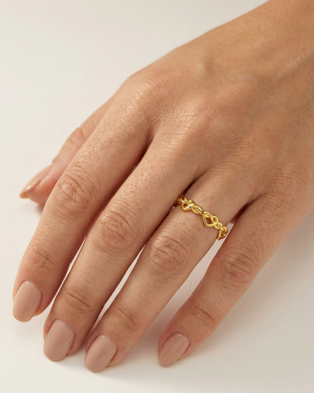 14K Gold Heart Ring