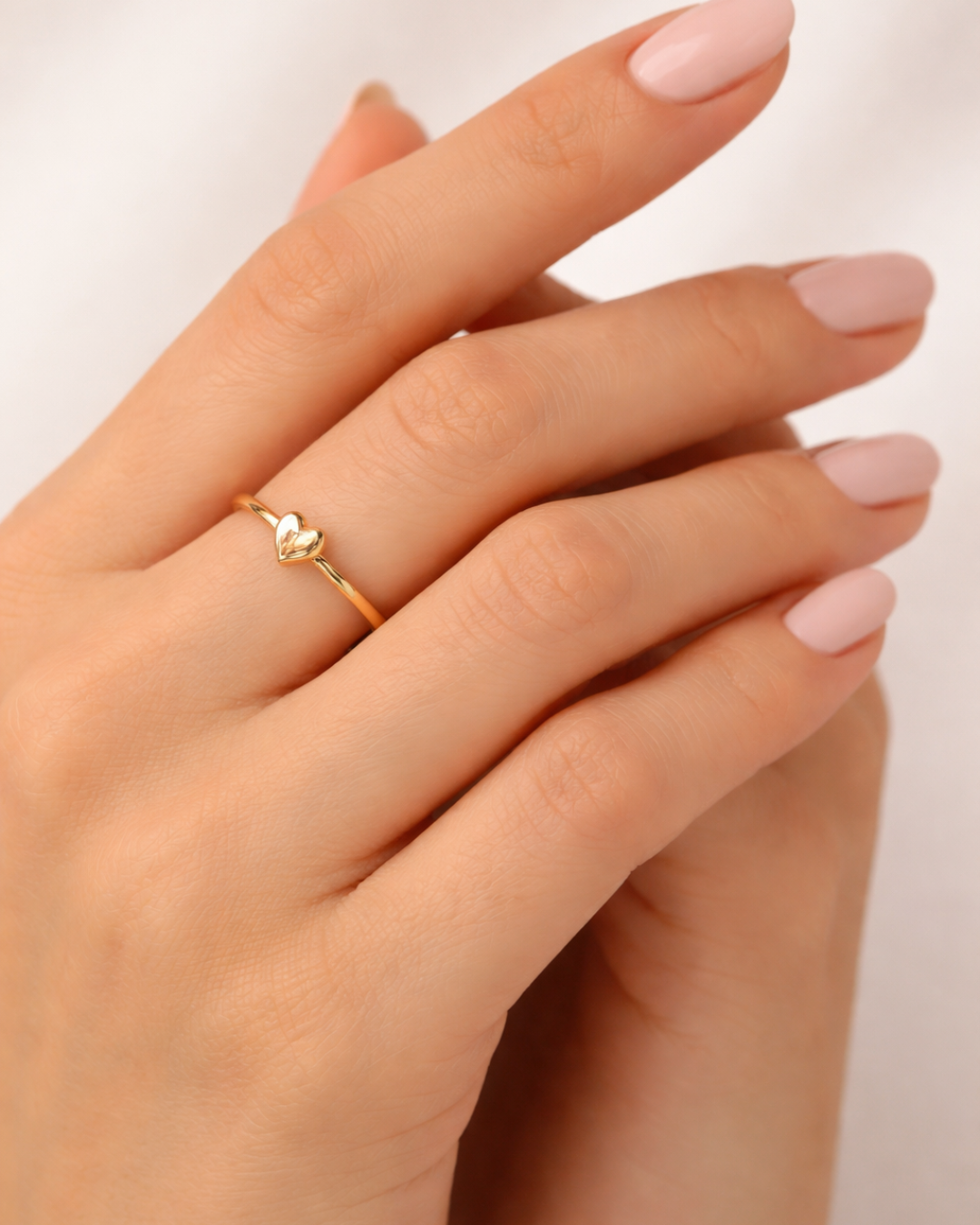 14K Gold Heart Ring
