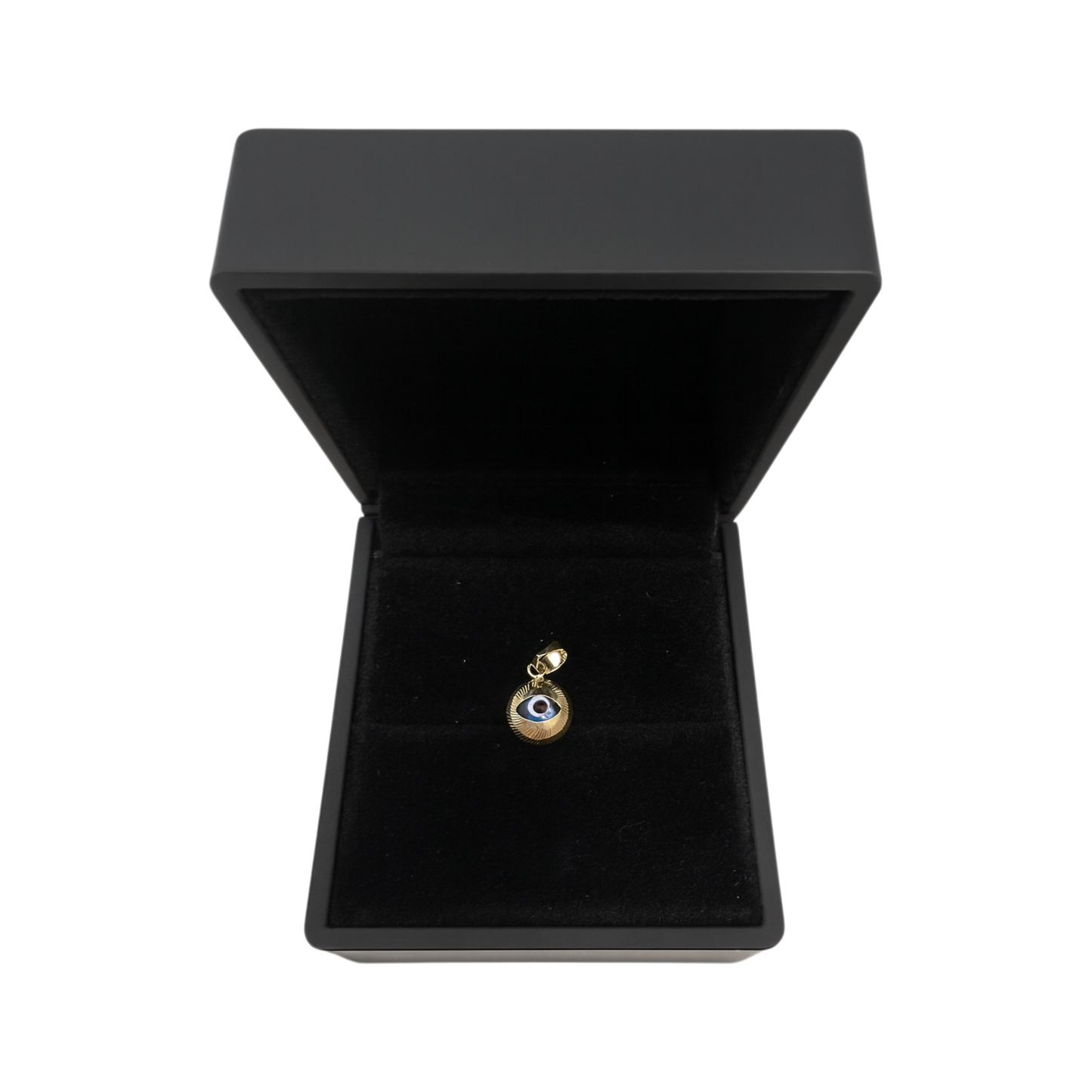 14K Gold Turkish Evil Eye Pendant