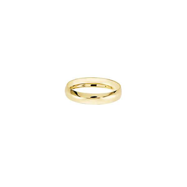 10K Gold Classic Alliance Ring – Timeless Minimalist Wedding Band