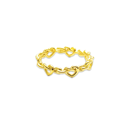 14K Gold Heart Ring