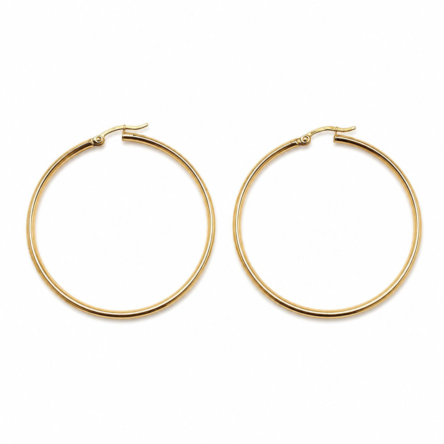 14K Gold Classic Hoop Earrings – Timeless Everyday Luxury Hoops