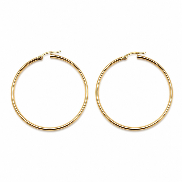 14K Gold Classic Hoop Earrings – Timeless Everyday Luxury Hoops
