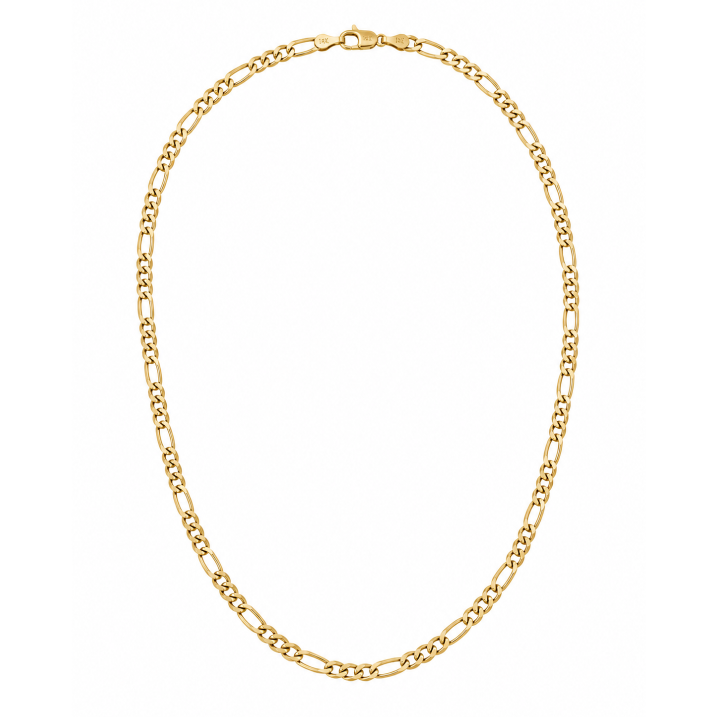 14K Gold Figaro Chain Necklace – Classic Italian Gold Chain