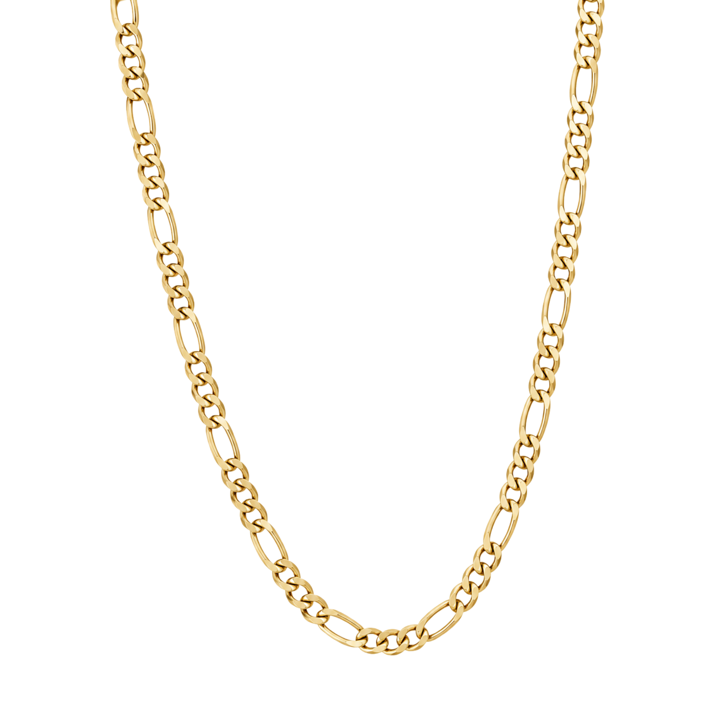 14K Gold Figaro Chain Necklace – Classic Italian Gold Chain