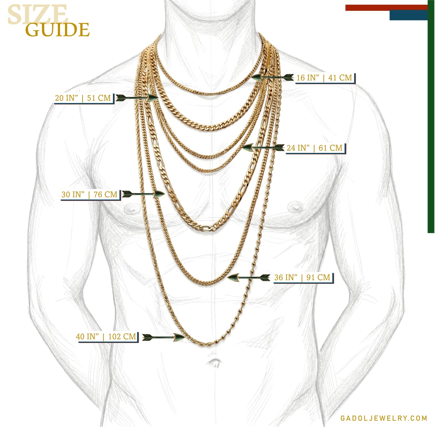 14K Gold Flat Marine Chain – Elegant Layering Gold Necklace
