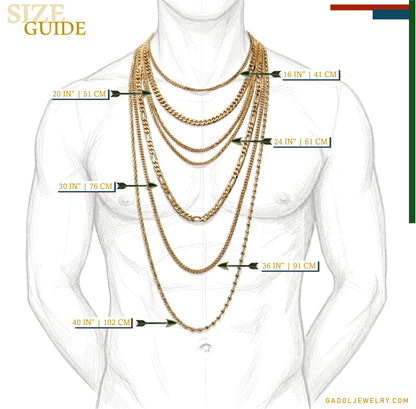 14K Gold Flat Marine Chain – Elegant Layering Gold Necklace