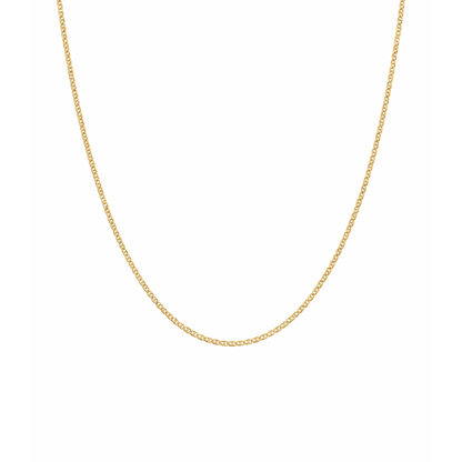 14K Gold Flat Marine Chain