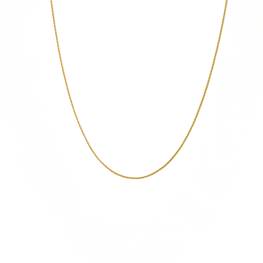 14K Gold Wheat Chain