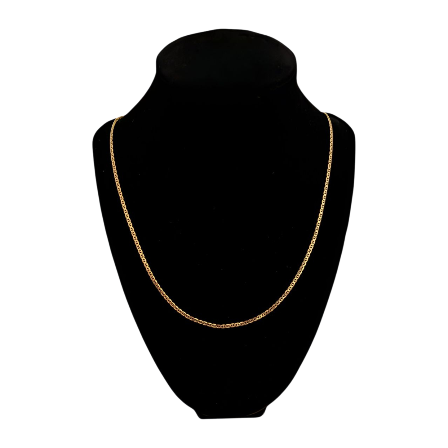 14K Gold Thin Flat Marine Chain
