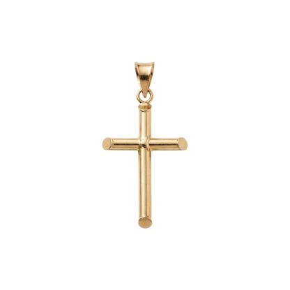 14K Gold Classic Cross Pendant – Elegant Religious Gold Jewelry