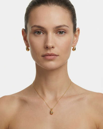 14K Gold Drop Set